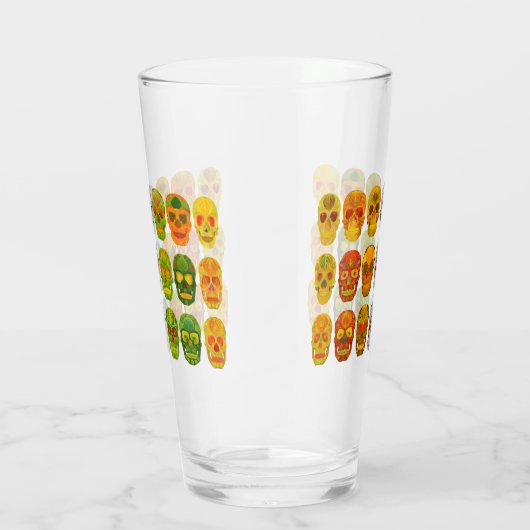 Poster van Aspen Leaf Skull 2018 Glas (Rechts)