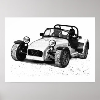 Poster van auto Caterham