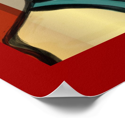 Poster van Aziatische prinses (Hoek)