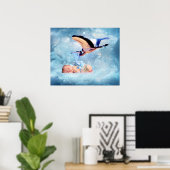 Poster van baby- en slaapkamers van vloerbedekking (Thuiskantoor)