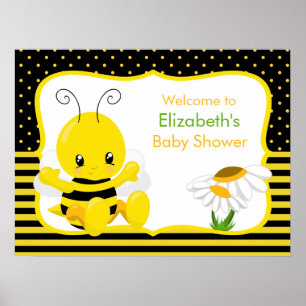 Poster van Baby shower van suikerbieten van Baby