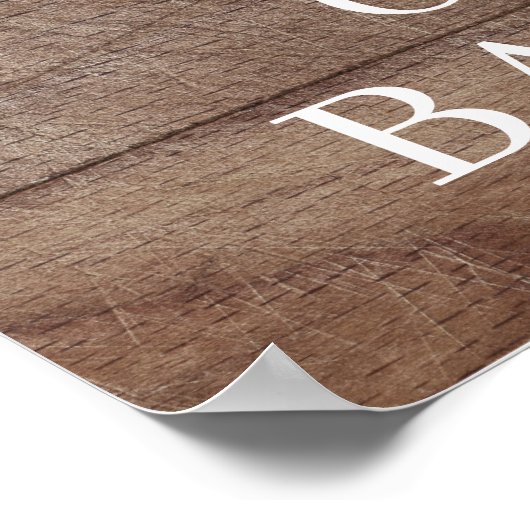 Poster van Baby shower van zoete honingbijen (Hoek)