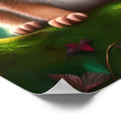 Poster van baby wolf (Hoek)