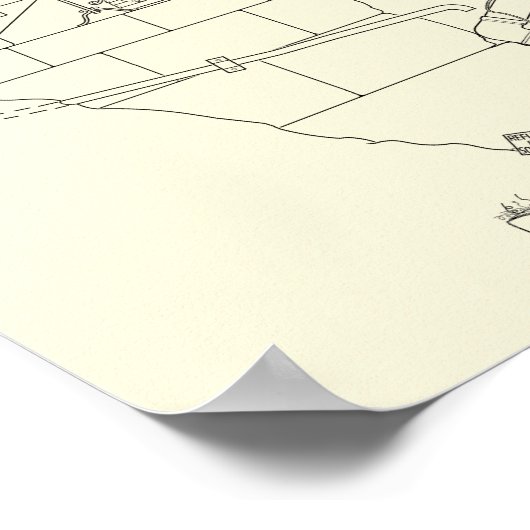 Poster van bakkerij (Hoek)