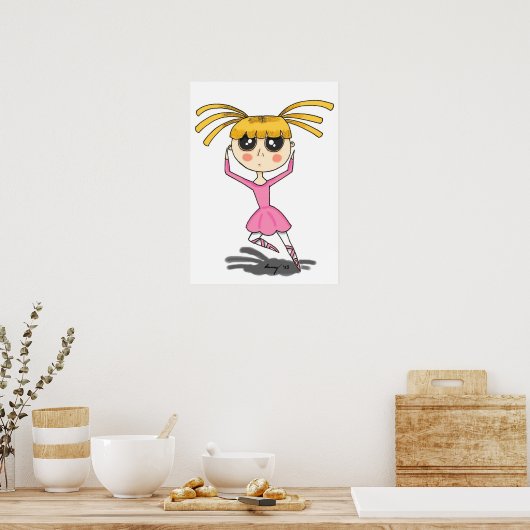 Poster van Ballerina (Keuken)