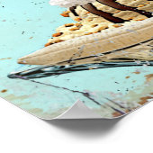 Poster van bananensplat (Hoek)