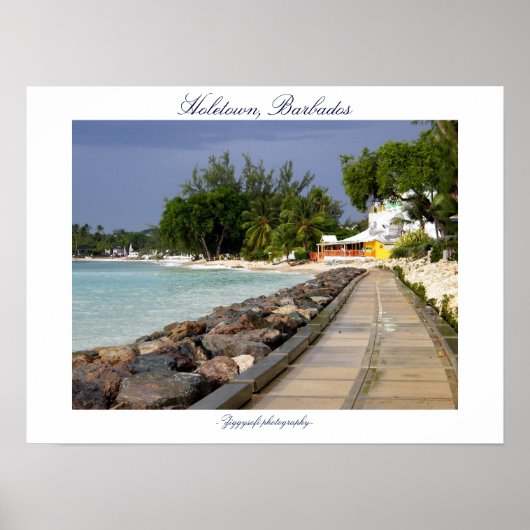 poster van barbados boardwalk (Voorkant)