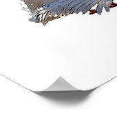 Poster van Barbarijse eenden (Hoek)