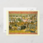 Poster van Barnum en Bailey Circus Briefkaart (Voorkant / Achterkant)