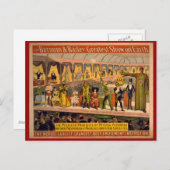 Poster van Barnum en Bailey Circus Briefkaart (Voorkant / Achterkant)