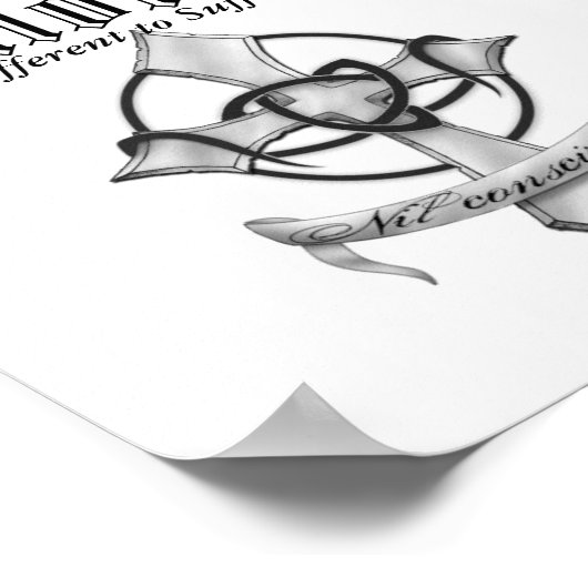 Poster van bedekte mma (Hoek)