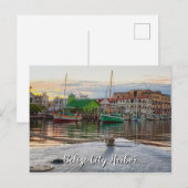 Poster van Belize City Harbor Briefkaart (Voorkant / Achterkant)