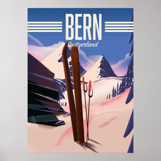 Poster van Bern zwitserland (Voorkant)