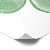 Poster van bier en shamrock/Iers Gezegde (Hoek)