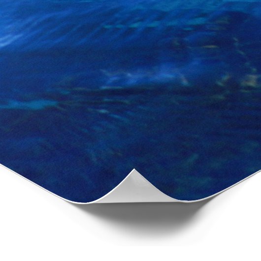 Poster van Big Island en Blue Waters Print (Hoek)