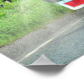 Poster van Big Rig Red Logging Truck (Hoek)