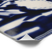 Poster van blauwe konijnen China Dedham Tegel Art (Hoek)