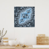 Poster van blauwe kwallen (Keuken)