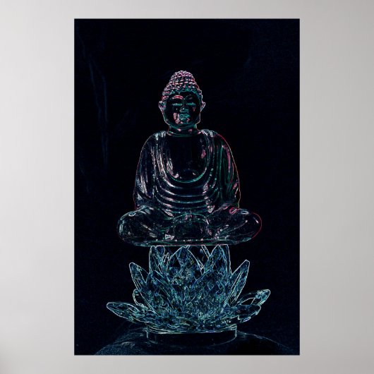 poster van boeddha (Voorkant)