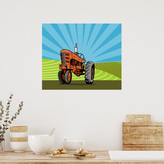 poster van  boerderijen (Keuken)
