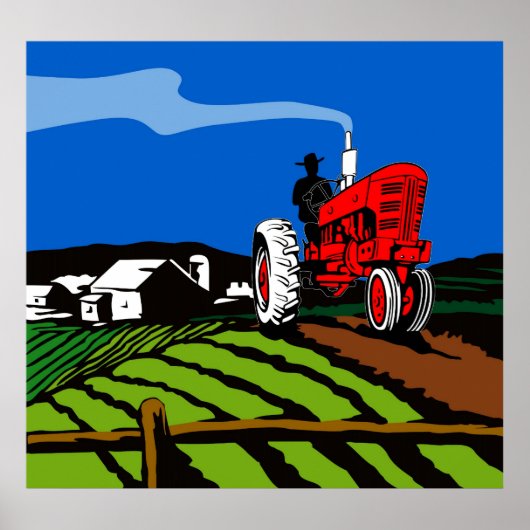 poster van  boerderijen (Voorkant)