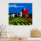 poster van  boerderijen (Keuken)