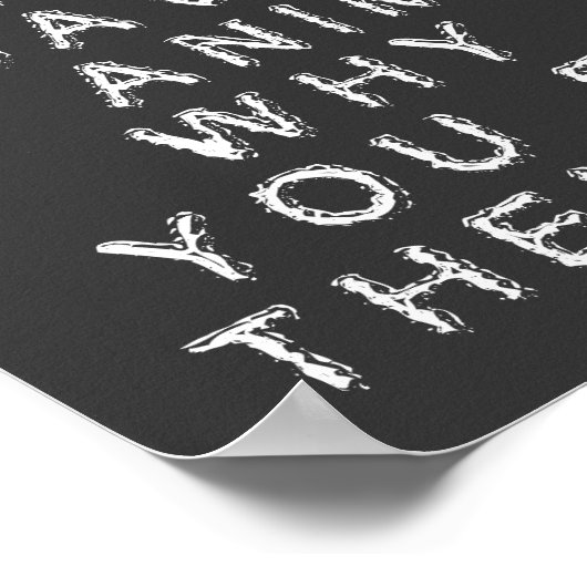 Poster van bogen die dieren eten (Hoek)