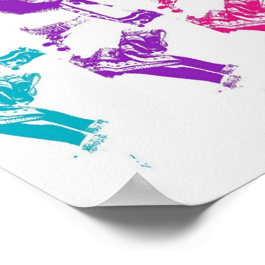 Poster van Bollywood met trilling met Samira (Hoek)