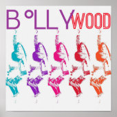 Poster van Bollywood met trilling met Samira (Voorkant)