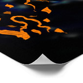 Poster van bomen en moeren (Hoek)