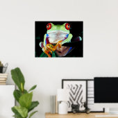 Poster van boomkikker (Thuiskantoor)