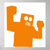 Poster van bootrobots (Voorkant)