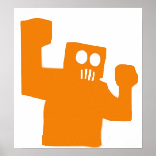 Poster van bootrobots (Voorkant)