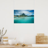 Poster van Bora Bora eiland (Keuken)