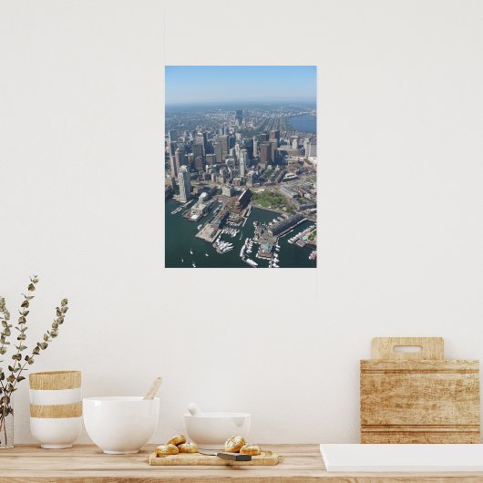 Poster van Boston Mass (Keuken)