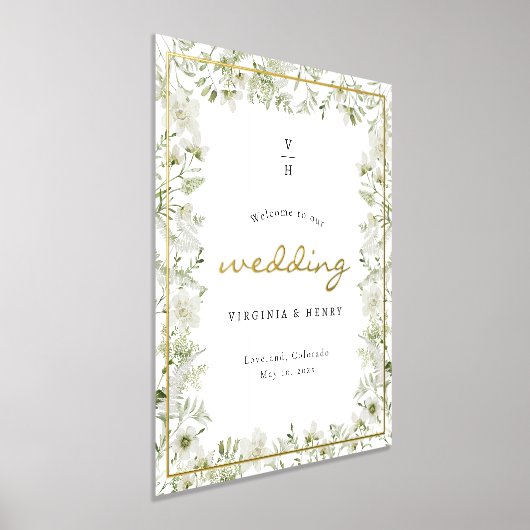 Poster van botanische goudolie (Laagn)