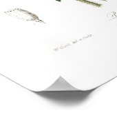  POSTER VAN BOTANISCHE POPPIËLE ILLUSTRATIE (Hoek)