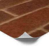 Poster van brick voor afdekplaatje (Hoek)