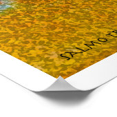 Poster van bruine forel (Hoek)