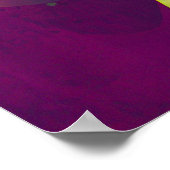 Poster van Bulldog Hipster Dog (Hoek)