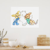 Poster van Bunny Pillow (Keuken)