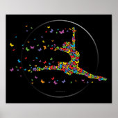 Poster van Butterfly Dancer (Voorkant)