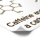 Poster van cafeïne en chocolade (Hoek)