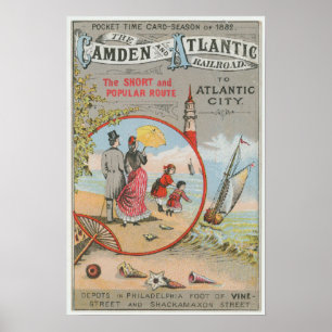 Poster van Camden en Atlantic Railroad