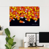 Poster van Candy Corn gemorst (Thuiskantoor)