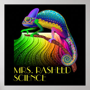 Poster van Chameleon/Science Teacher