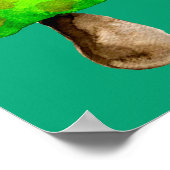 Poster van champignons met een hoge kleur (Hoek)