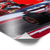 Poster van Charles Leclerc (Hoek)