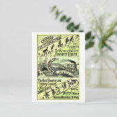  Poster van Chicago naar St. Paul Briefkaart (Staand voorkant)