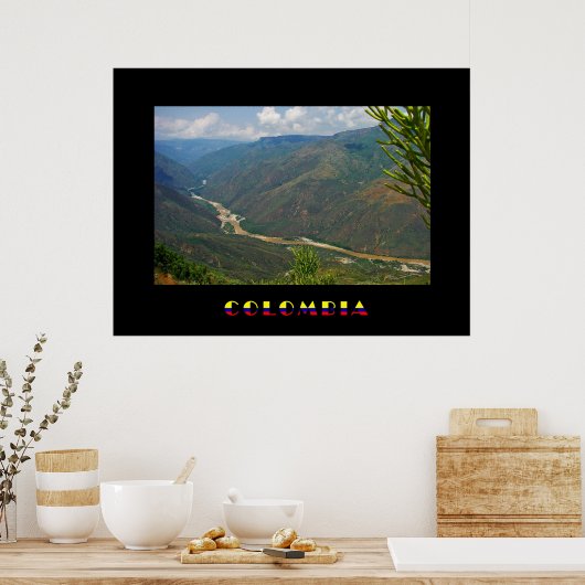 Poster van Chicamocha Colombia (Keuken)